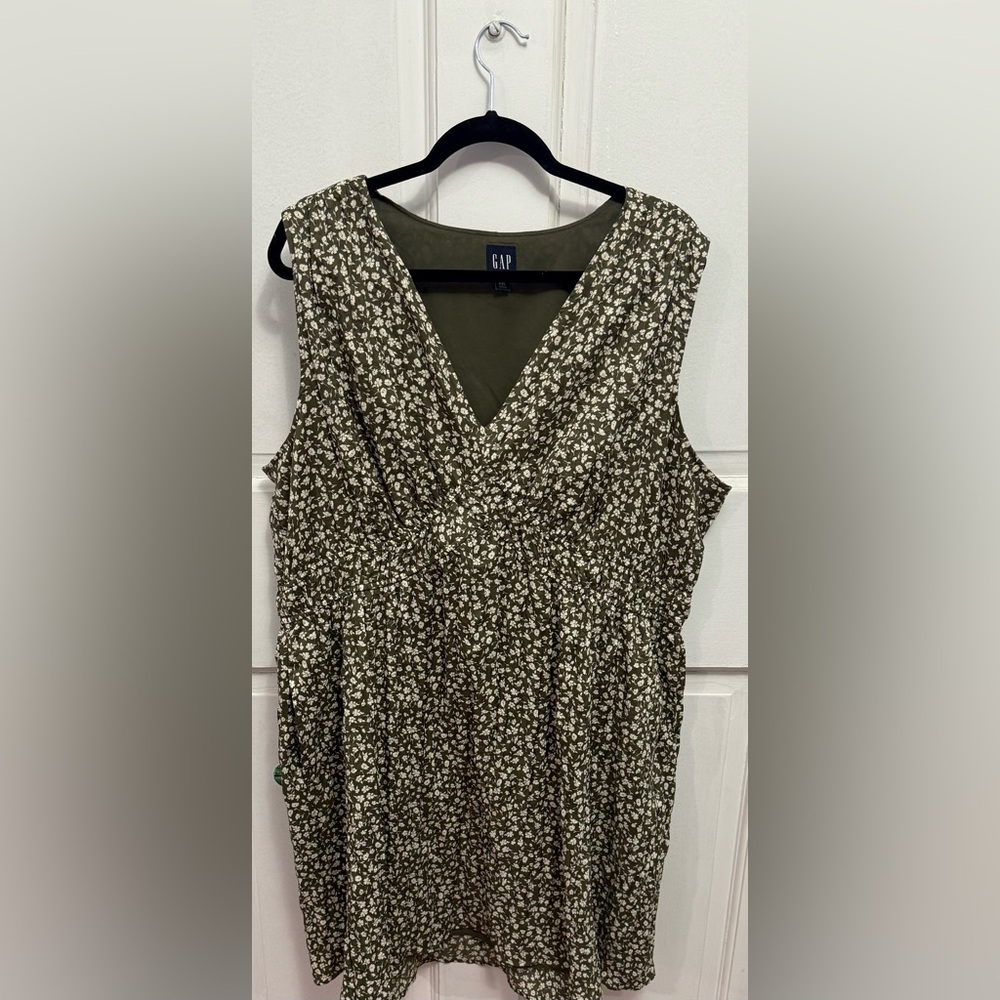 GAP Khaki Green Dress